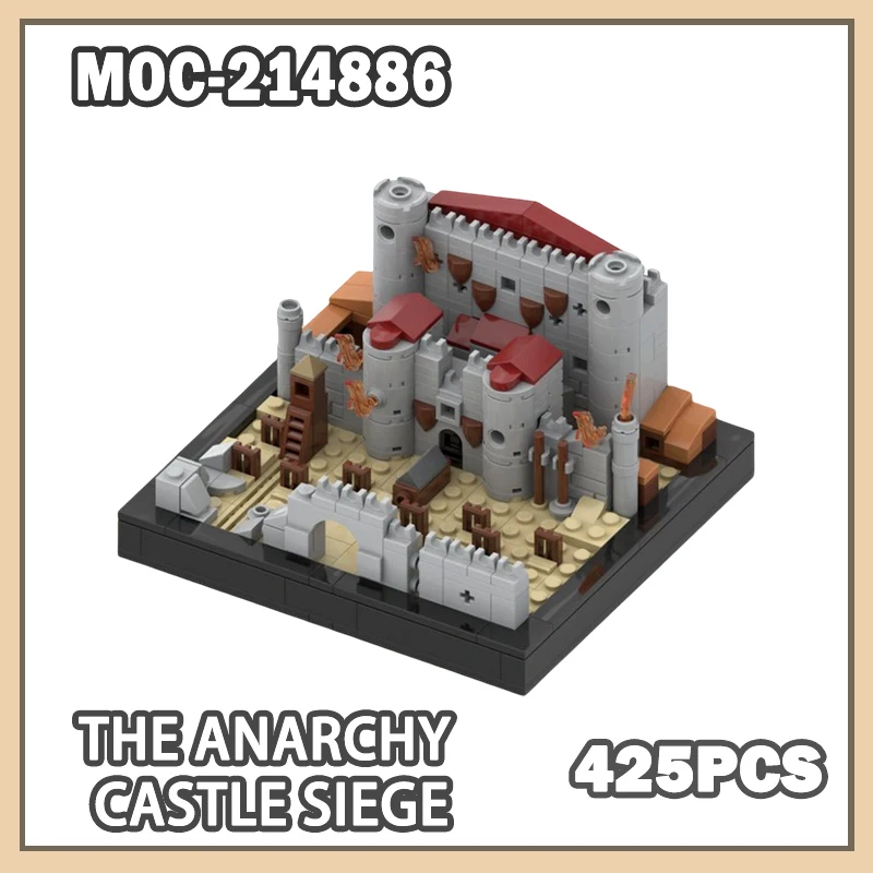 

MOC-214886 анархий замок осада модель блока кирпич миниатюрные DIY коллекционные предметы маленькие частицы Изысканные Подарки 425 шт.