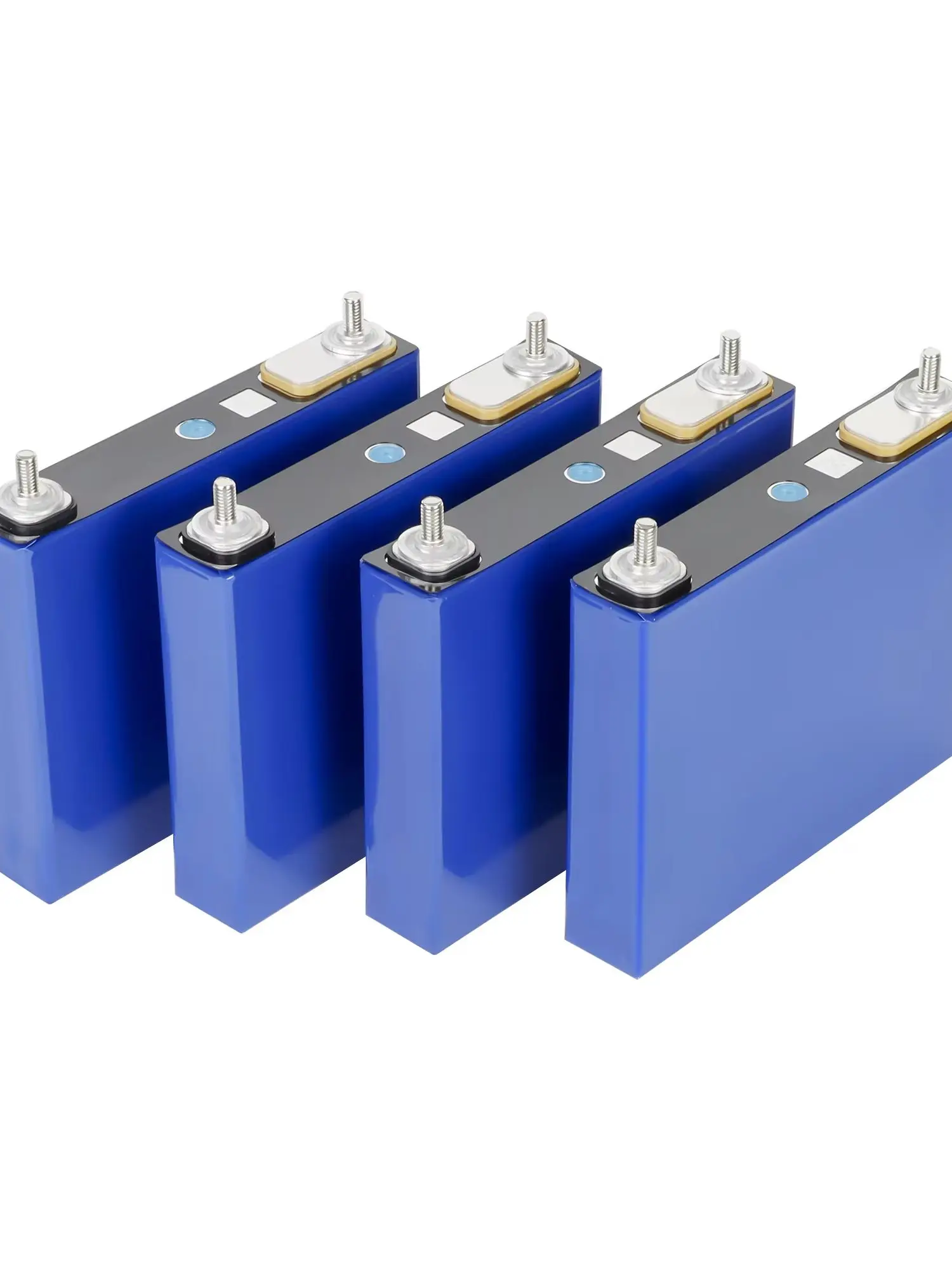 POWMR 3,2V 50Ah LiFePO4 4er-Pack Batteriezellen Klasse A Lithium-Eisenphosphat-Akkupack Tiefzyklus-Solarenergiespeicher RV Off-Grid Marine UPS Wiederaufladbare Batteriezelle