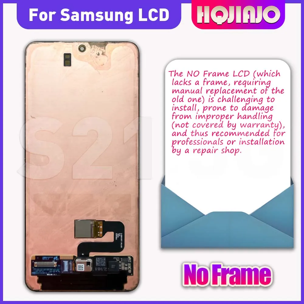 For Samsung S21 5G SM-G991B G991B-DS G991U 6.2'' AMOLED LCD Display Touch Screen Digitizer Assembly Replacement s21 repair Part