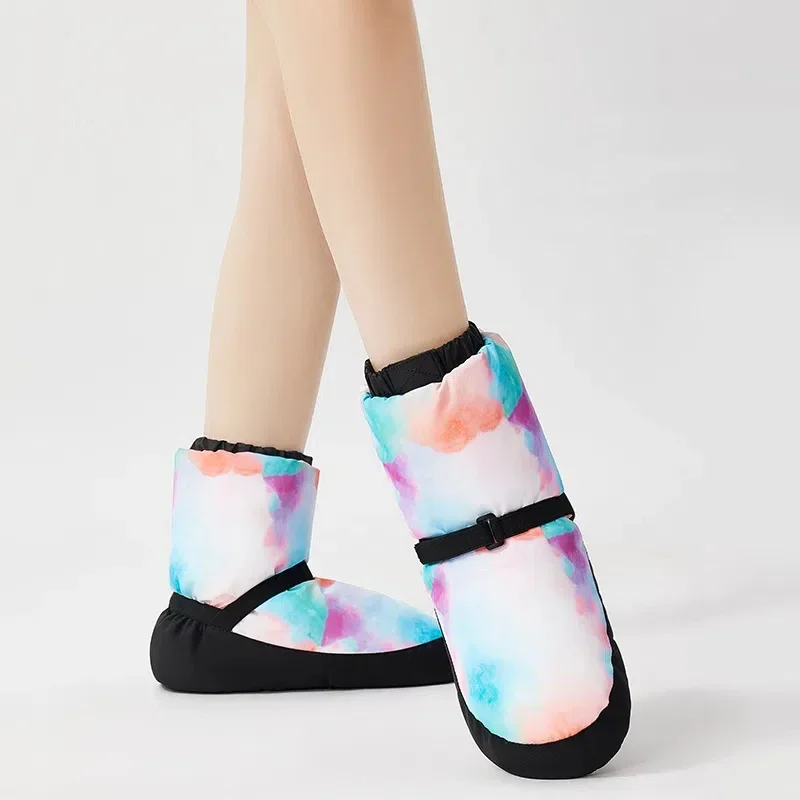 

Ballet Dance Warm Boots, Women's Soft Soled Dance Practice Cotton Shoes, Professional Plush Thick Winter Dance Warm Shoes