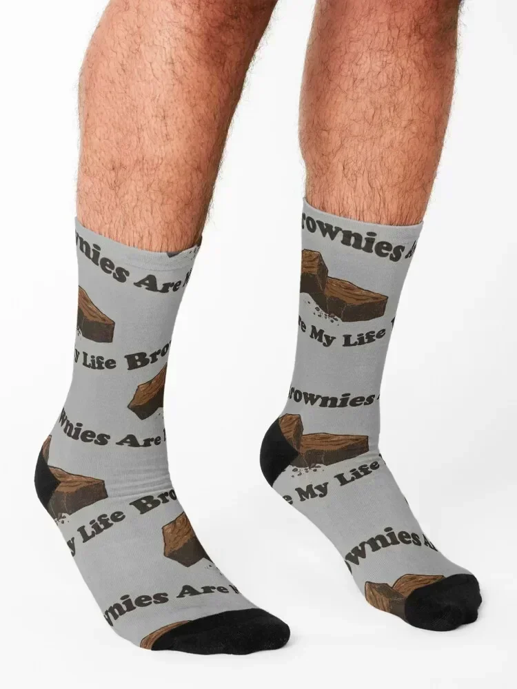 Brownies Are My Life Socks hockey Lots basketball FASHION Socks Men Women's