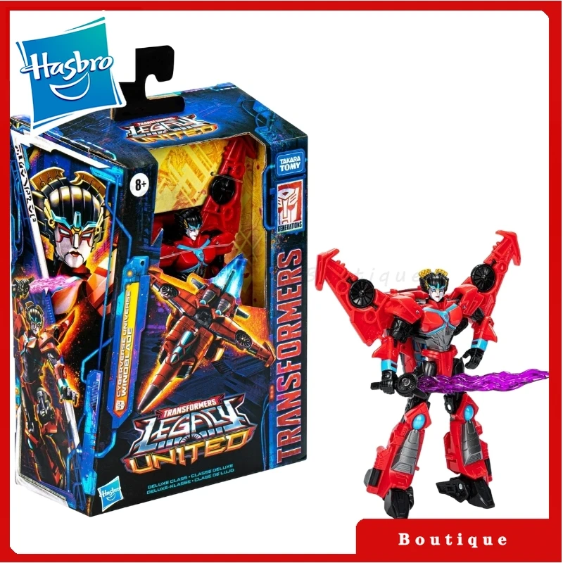 Op voorraad Hasbro Transformers speelgoed Legacy United Deluxe Class Windblade-actiefiguren Autobots Hobby's Geschenken Verzamelobject