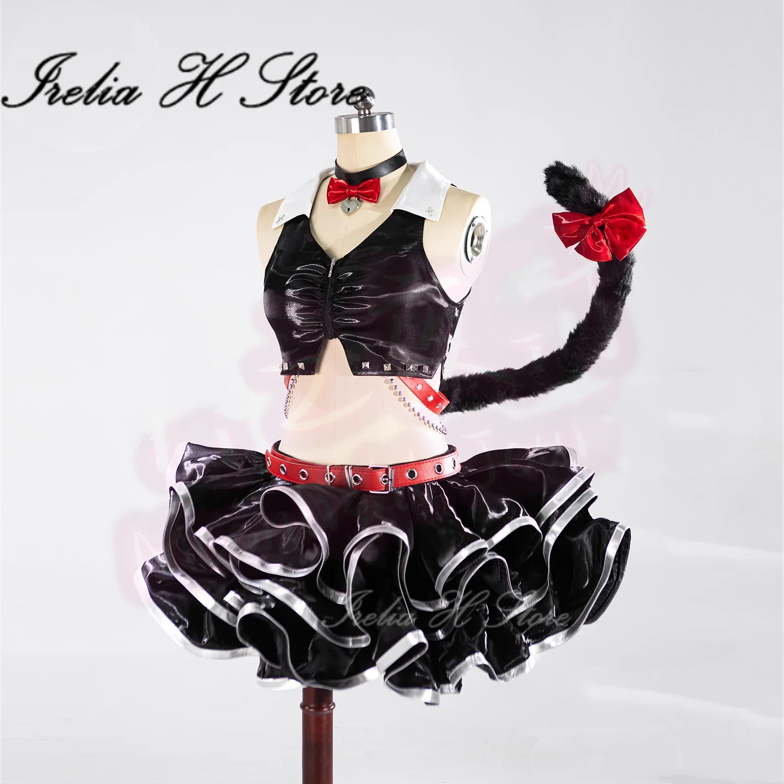 Irelia H Store CC from Code Geass C C Cosplay Costume C.C Cat band Anime Sexy Costumes women