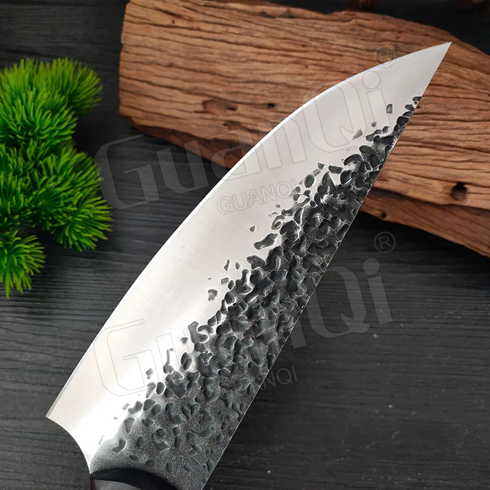 8inch Forged Cleaver Knife 5Cr15 Stainless Steel Kitchen Chef Knife Meat Fish Vegetable Slicer Boning Professional Butcher Knife