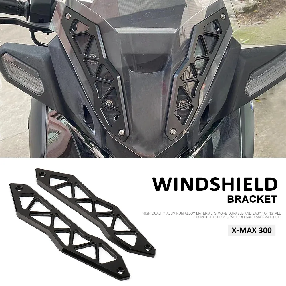 

Motorcycle Windscreen Windshield Support Holder kits Screen Bracket For Yamaha X-MAX 300 X-MAX300 XMAX 300 XMAX300 2023 2024