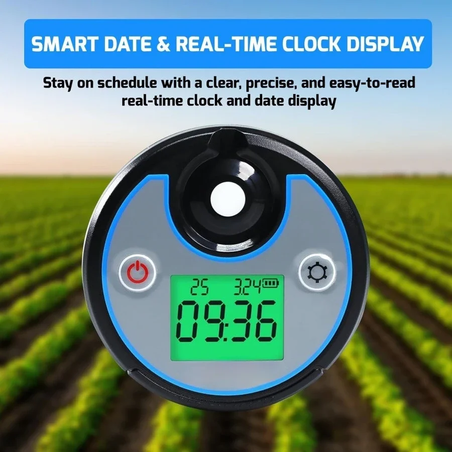 2-in-1 digital display with light energy meter Daily light integration monitoring and recording light energy meter Spectral