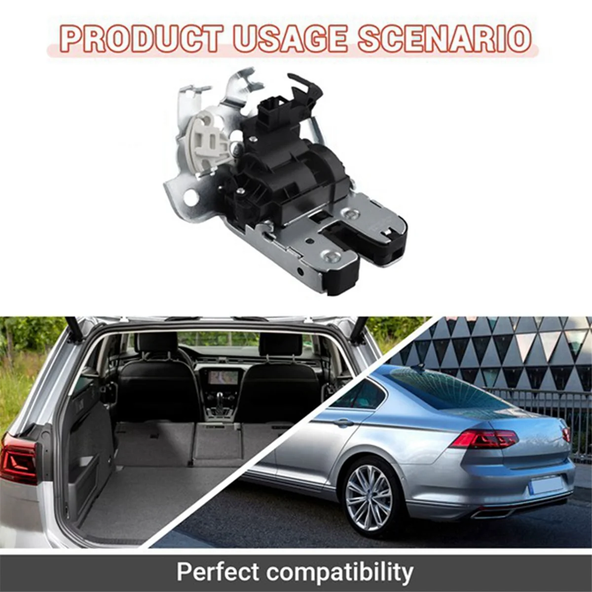 클래식 16D827505 VW Passat B7 Jetta MK6 Sagitar 56D827505 용 자동차 뒷 트렁크 리드 잠금 래치