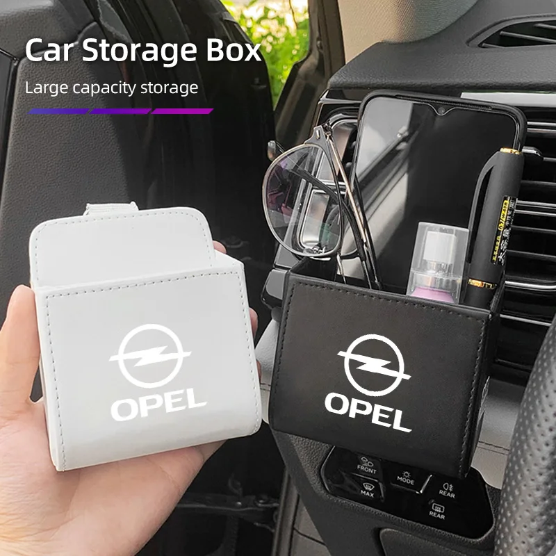 Car Vent Storage Box Phone Holder Sunglasses Organizer Bag Accessories For Opel Corsa Astra Insignia Vectra Zafira Meriva Mokka view 6