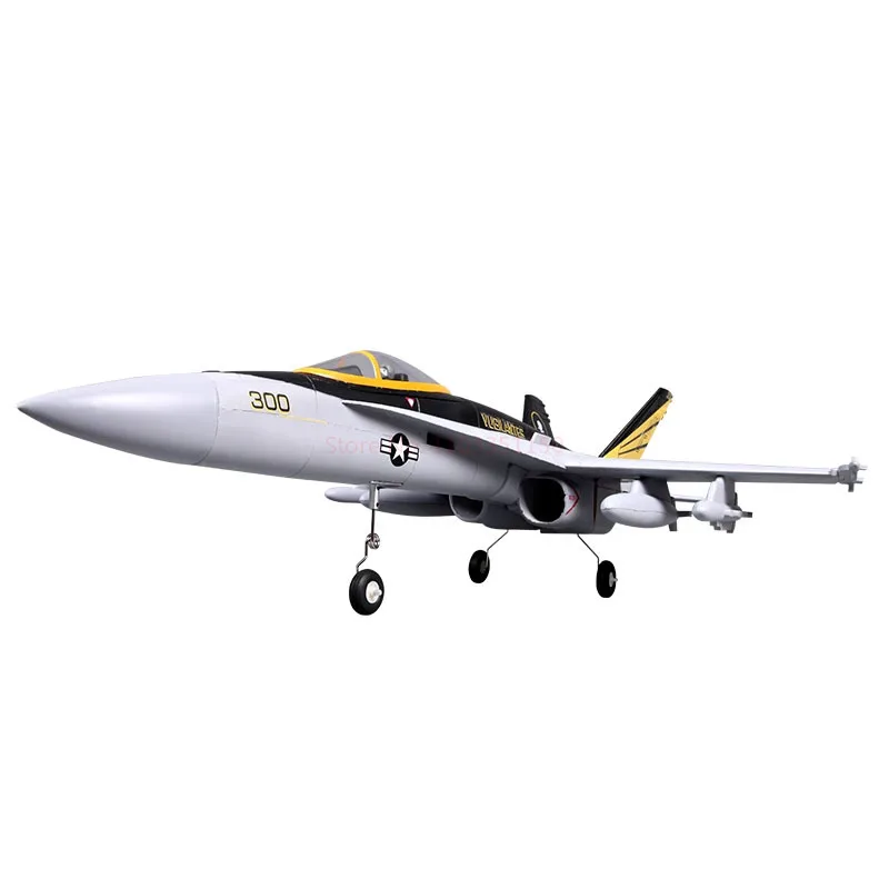 Fms 64mm F18 V2 Bumblebee Upgraded Rc Epo Channel Remote Control Model Aircraft Fixed Wing Fighter Boy Toy