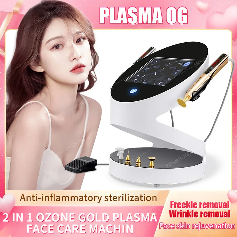 

2-in-1 Jet Plasma Pen Eyelid Lifter Removes Wrinkled Skin And Acne Plasma Fibers Cold Atmospheric Plasma