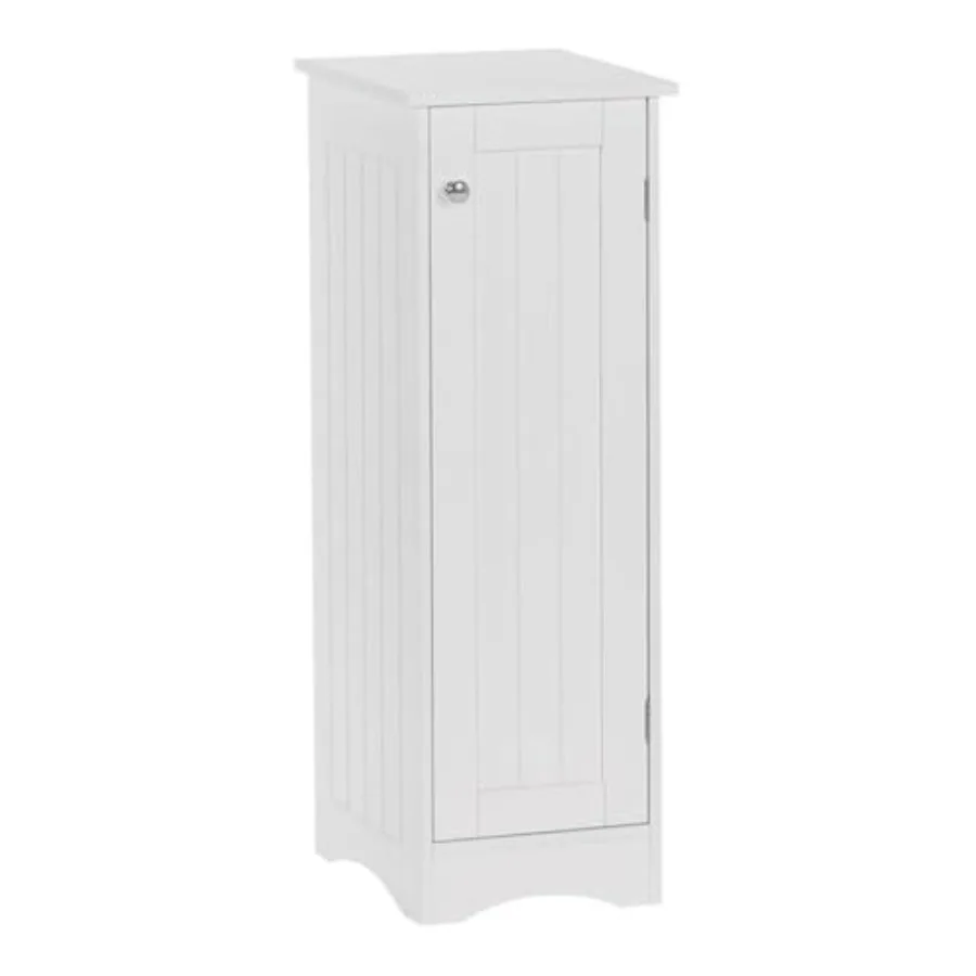 

Ashland Slim Linen Cabinet - White - Narrow Cabinet for Bathroom Slim Storage with 2 Adjustable Shelves for Small Spaces