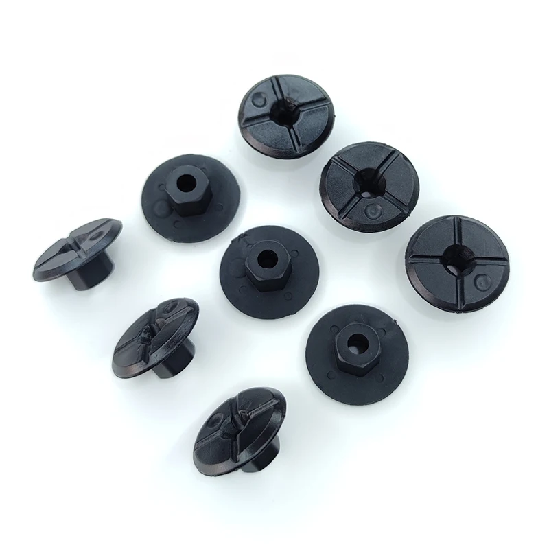 4mm Fender Mud Flap Guard Wheel Arch Bumper Clip Rivet Clips For Peugeot 206 407 Citroen Berlingo C4 Picasso C5 Seat Ibiza Leon