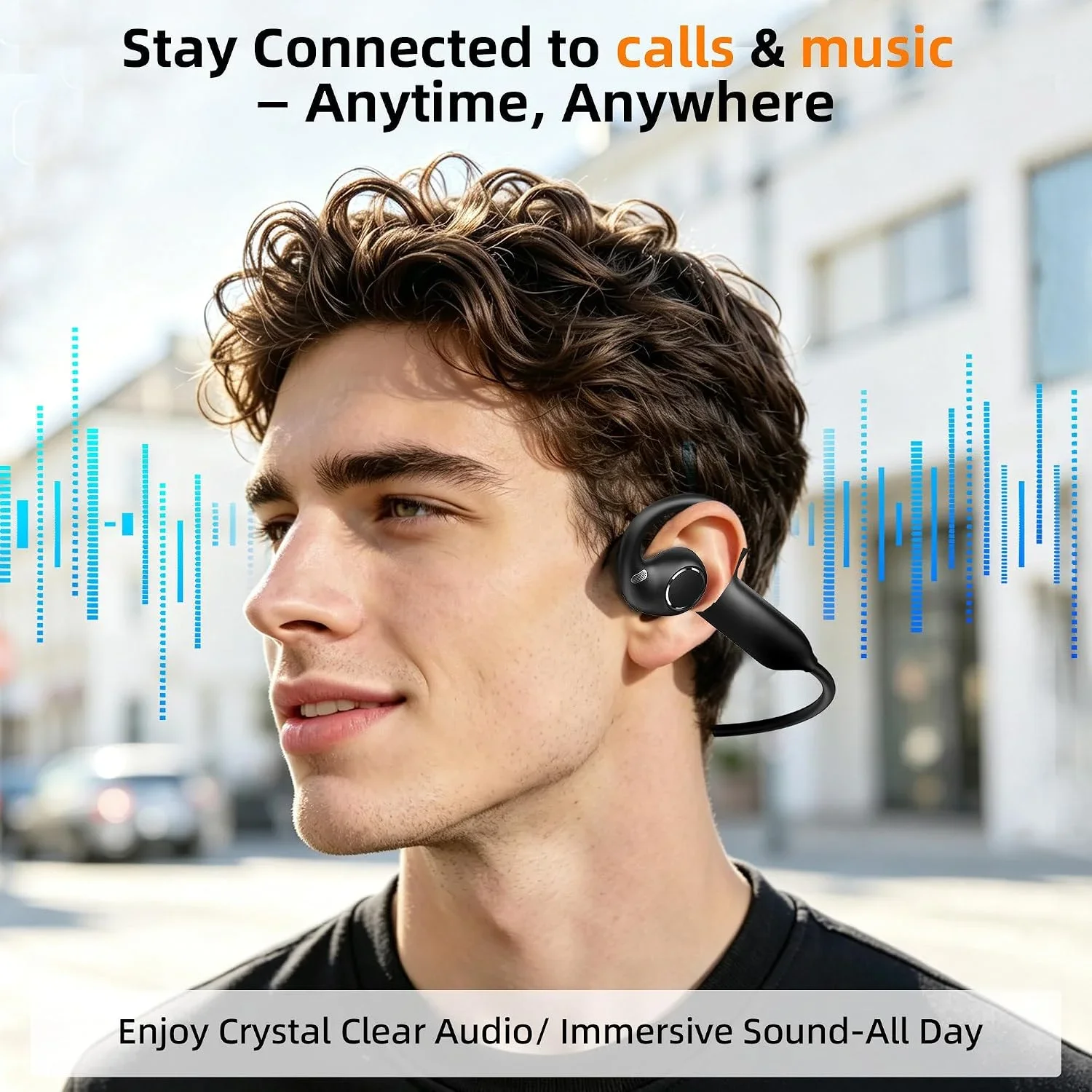 Lenovo 4K Smart Headphones  8MP Camera Translation Chat WIFI Video Recording Bluetooth 5.4 Sports Earphones for Sports Cycling