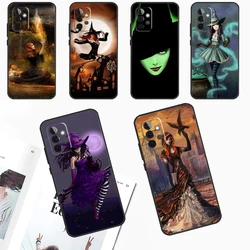 Halloween Moon Witch Horror Case For Samsung Galaxy A52 A32 A12 A14 A34 A54 A53 A33 A13 A51 A71 A15 A25 A35 A55 Cover
