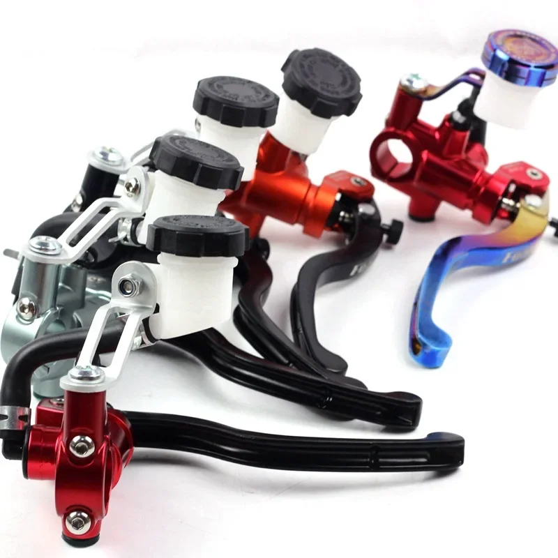 7/8 cala uniwersalne uchwyty hamulca motocyklowego kierownica hydrauliczny cylinder sprzęgła dźwignie Pit Pro dla HONDA dla Yamaha
