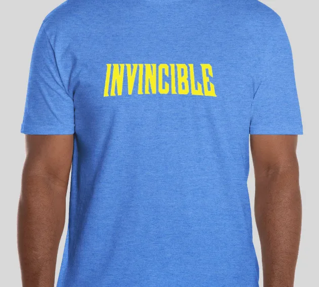 Invincible Omni Man Logo Blue T Shirt