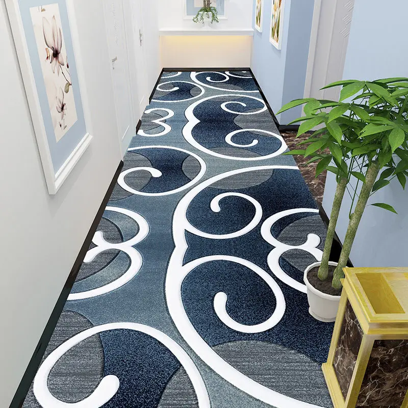 Corridor Carpet Long Hallway Area Rug Geometric Living Room Carpet Kitchen Aisle Mat Room Decoration Floor Mats Tapis Alfombra