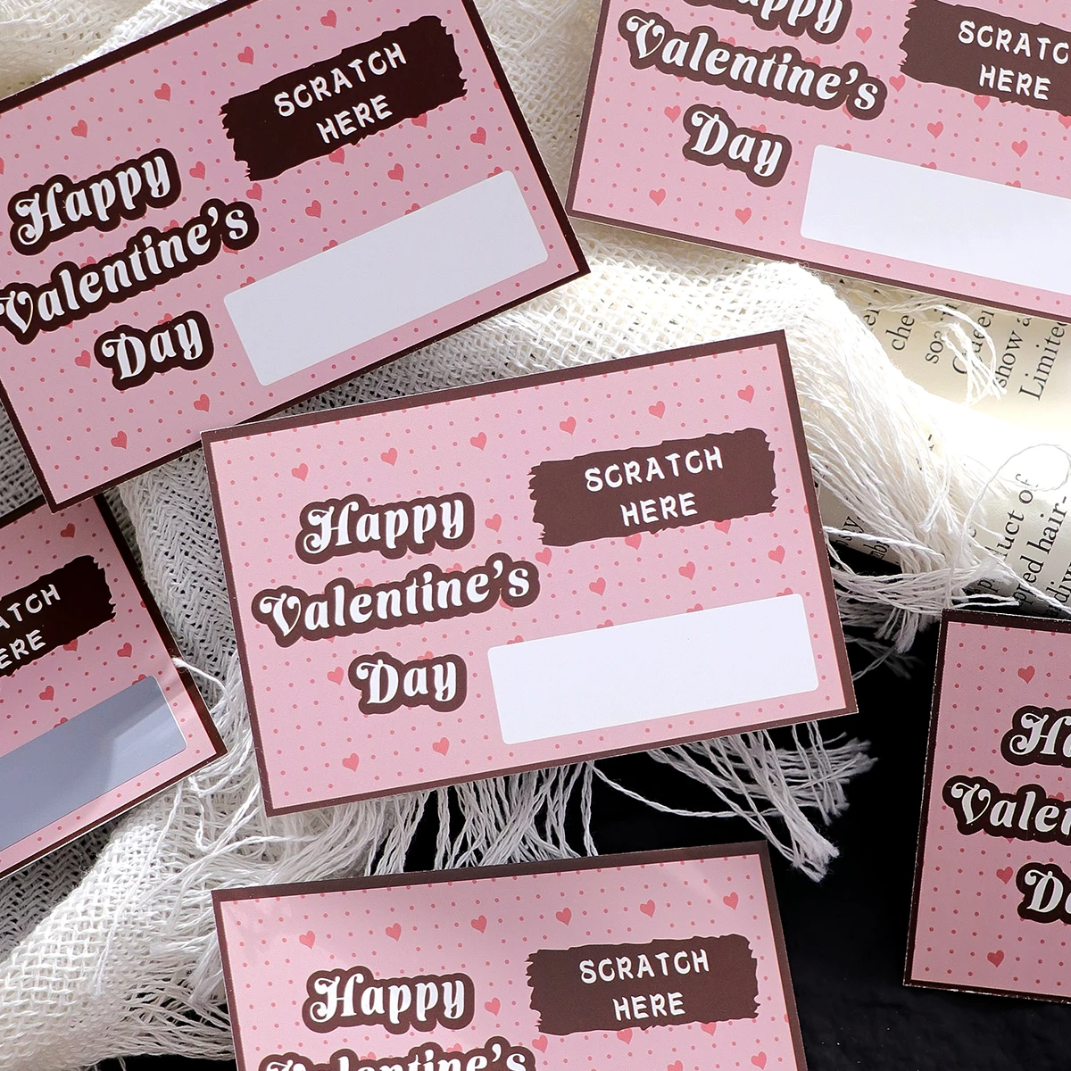 2 قطعة/10 قطعة/20 قطعة خدش الحب كوبونات زوجين خدش بطاقات عيد الحب الزفاف الذكرى الهدايا الإبداعية #3