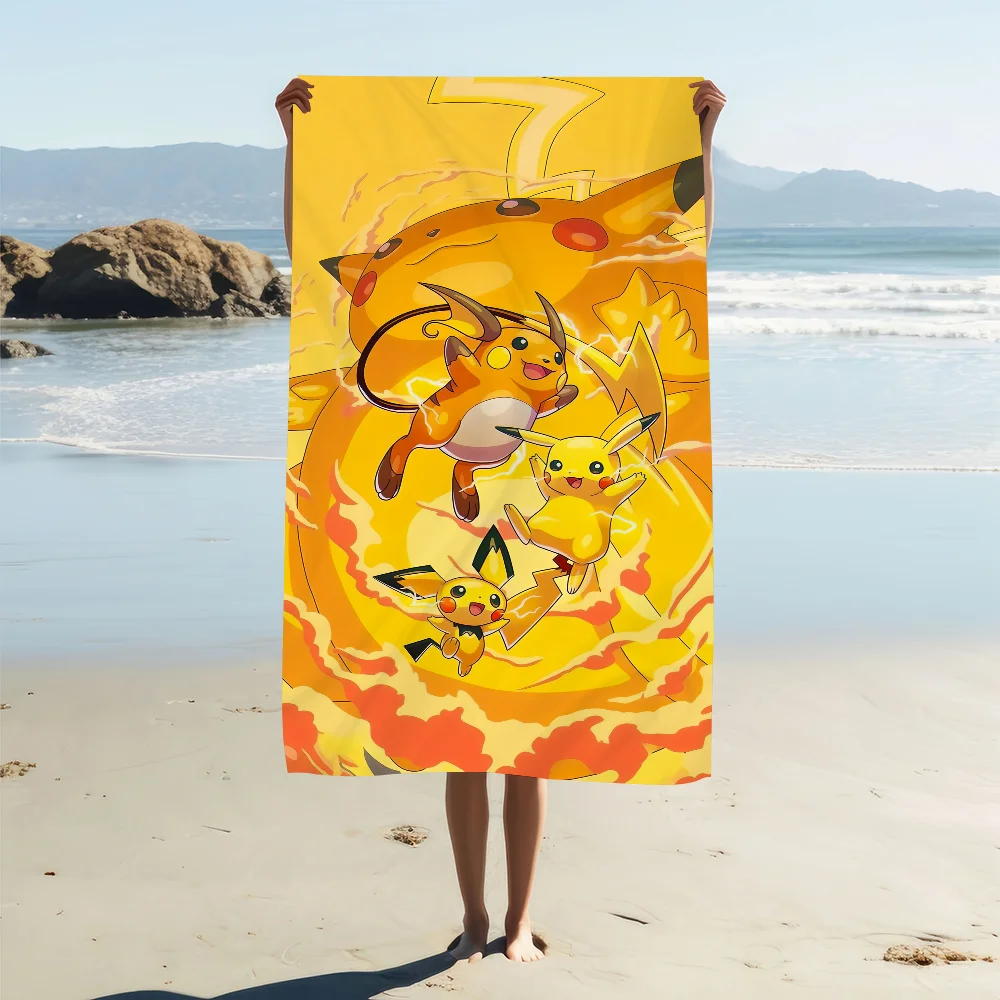 P-pOKEMOn-N cartoon Towel Beach Quick Dry Soft Pool Towels Gift for Travel Gym Shower Camping sports
