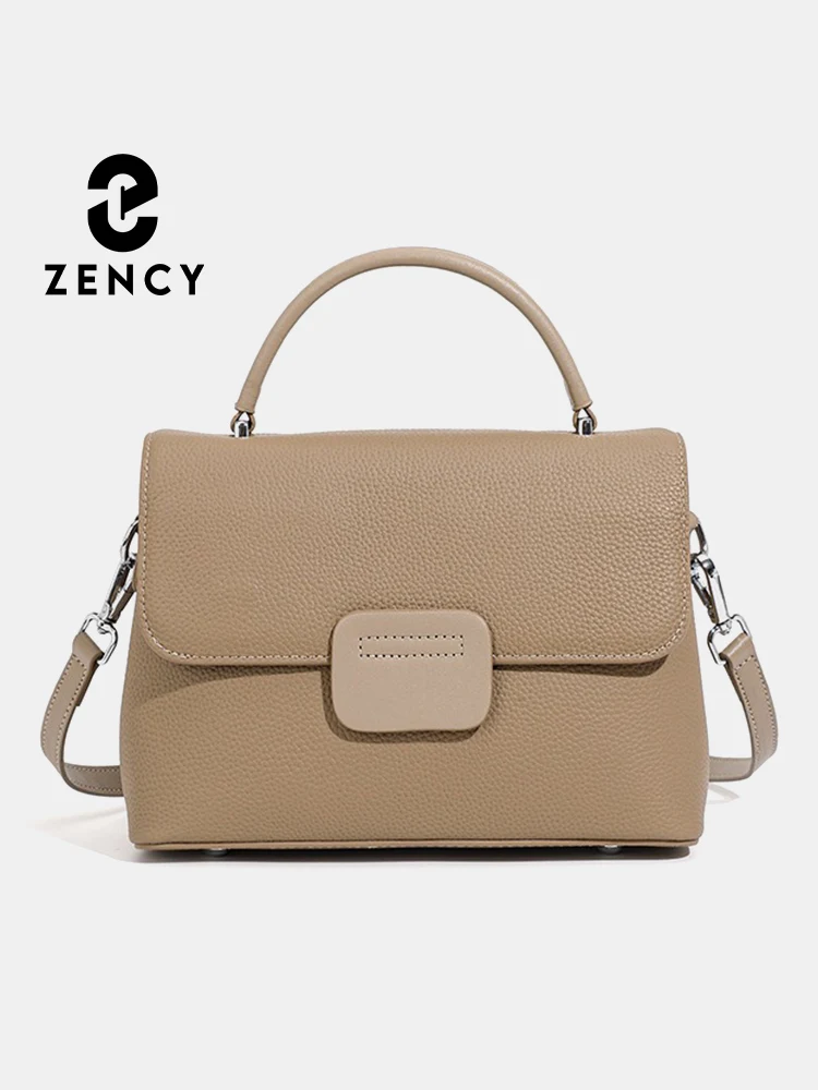 

Zency Luxury Handbags Female Crossbody Bags Shoulder Mom Women Bag New Fashion Genuine Cowhide Leather Satchel Messenger 2 Strap