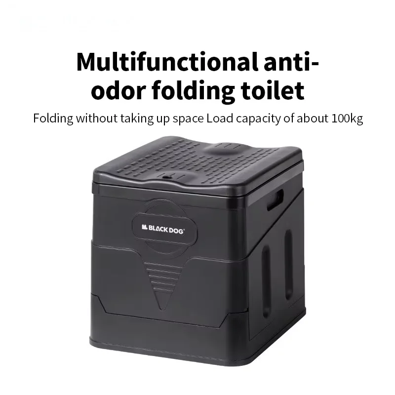 

Multifunctional Folding Portable Camping Toilet Odor Proof PP Mobile Commode Stool Car RV Emergency Travel Toilet