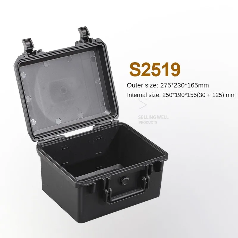 Multifunctional Tool Case Box Plastic Profesional Waterproof and Shockproof Robust Full Tool Case Electrician Work Accessories