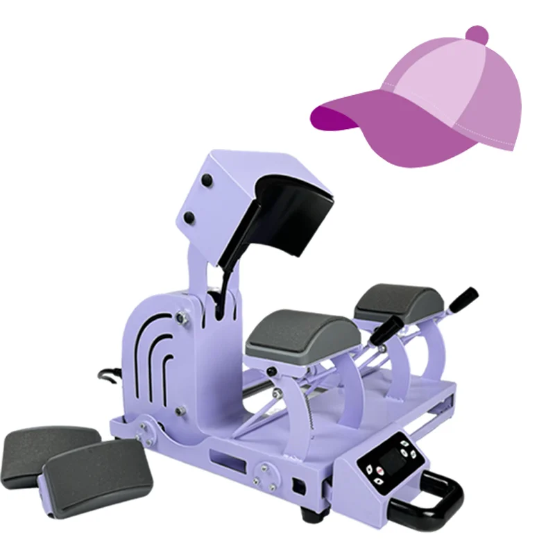 

Cap Heat Press Machine Sublimation Customizable Colors Emergency Stop Buttons Hat Press Double Heat