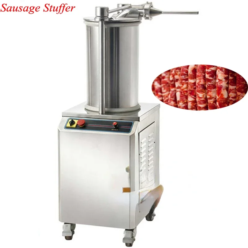 Sausage Filler Automatic Hydraulic  Stuffer Commerical Sausage Meat Extruder Fill The  Stuffing Machine SF-150