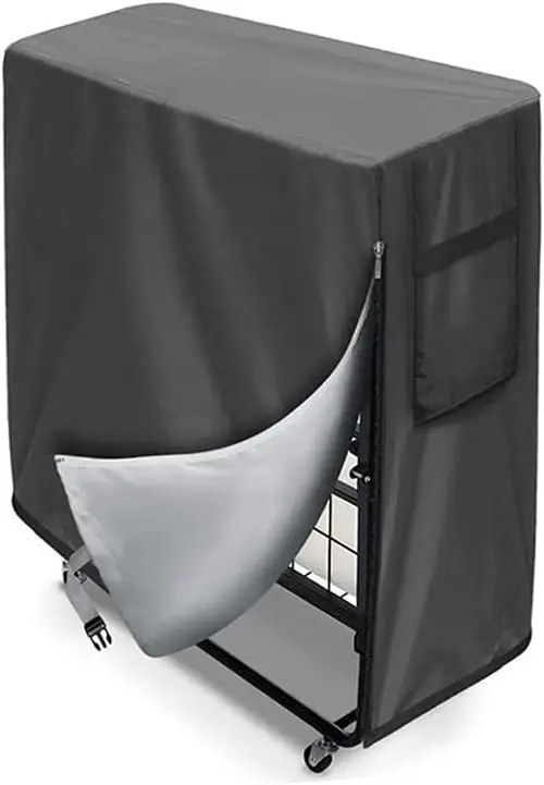 

Folding Bed Protective Cover 39""X15""X45"" H Heavy Duty Indoor/Outdoor Universal Rollaway Chair Storage Cover Waterproof
