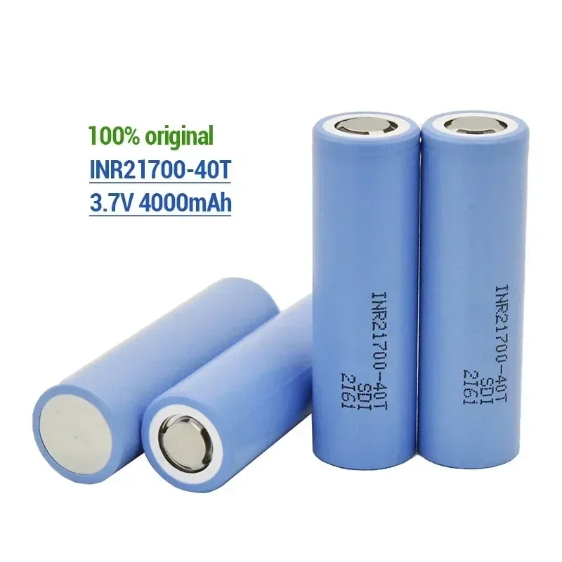 100% NEW 21700 4000mah 30A 40T 3.7V High Discharge/capacity Li-ion Rechargeable Battery PK 30T Free Shipping