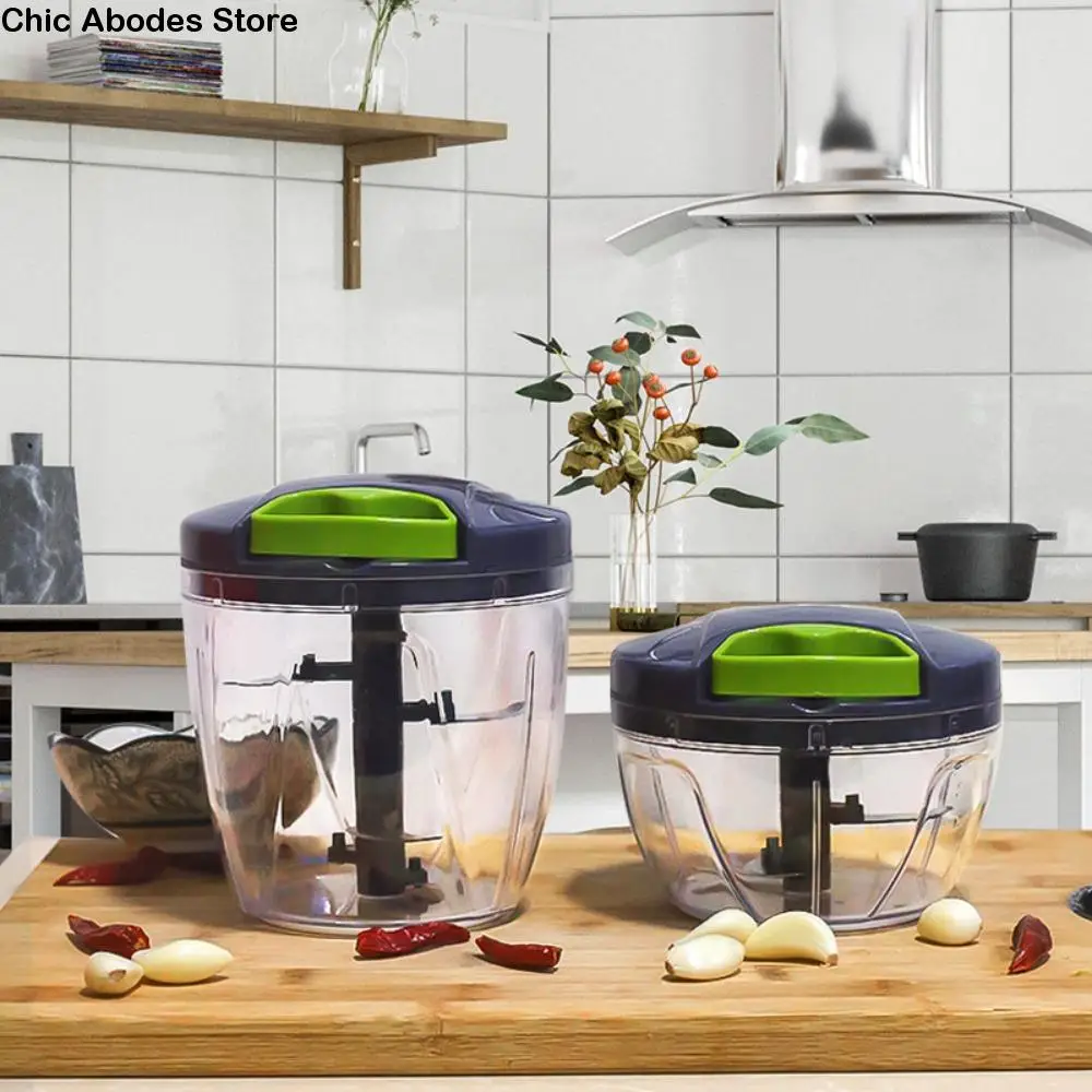 พลาสติกมินิกระเทียม Chopper แบบพกพาล้างทําความสะอาดได้ Manual Ginger Masher ทนทานสร้างสรรค์เครื่องปั่นผักครัว