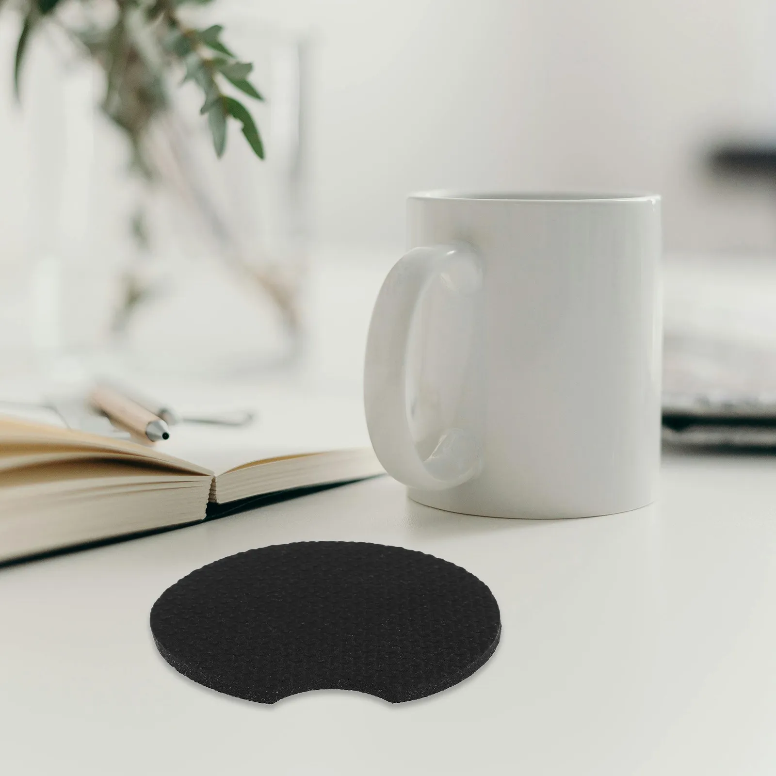 1Set Car Cup Holder Coasters Neoprene Sublimation Blanks DIY Heat Transfer Anti Slip Car Coaster Pads Craft Cup Mats