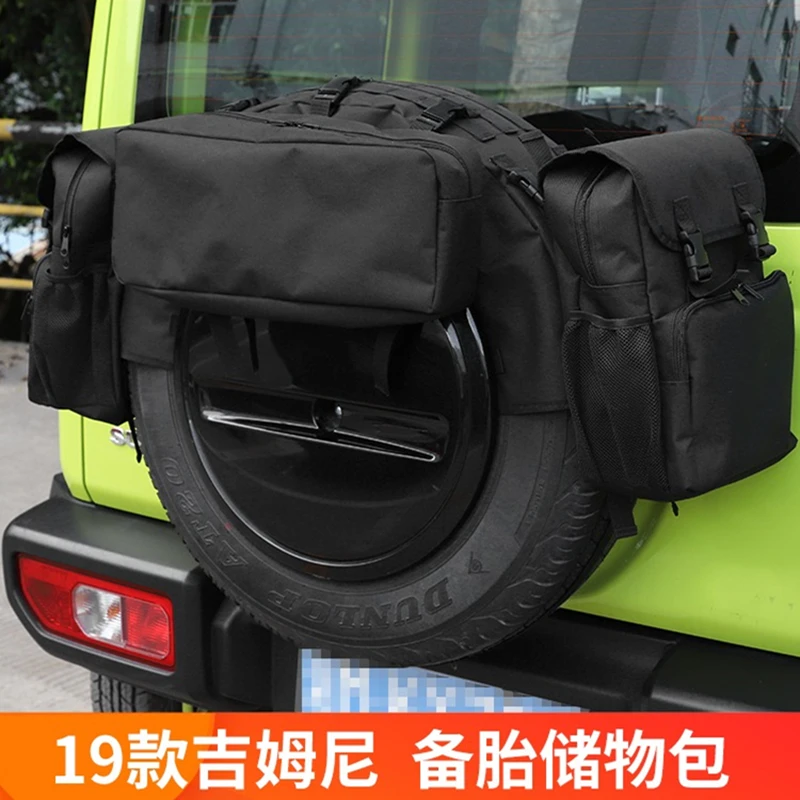 Stowing Tidying Car Spare Tire Storage Bag Kit Organization Accessories for Suzuki Jimny 2019 2020 2021 2022 2023