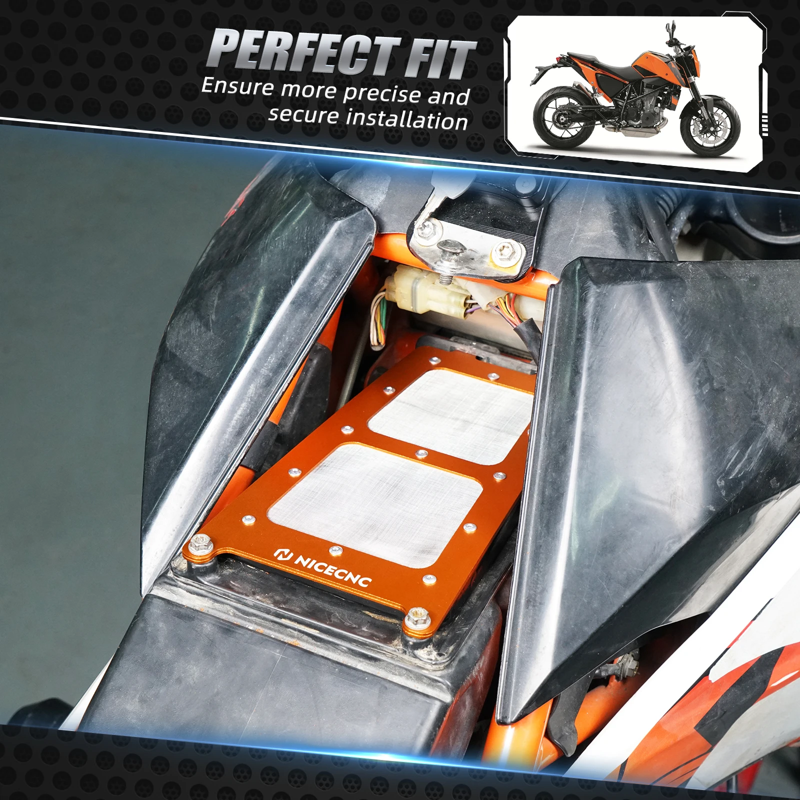 For KTM 690 Enduro R SMC R High Flow Air Filter Air Box Cover Husqvarna 701 Enduro Supermoto 2016-2024 GAS GAS ES SM 700 2024 - Image 6