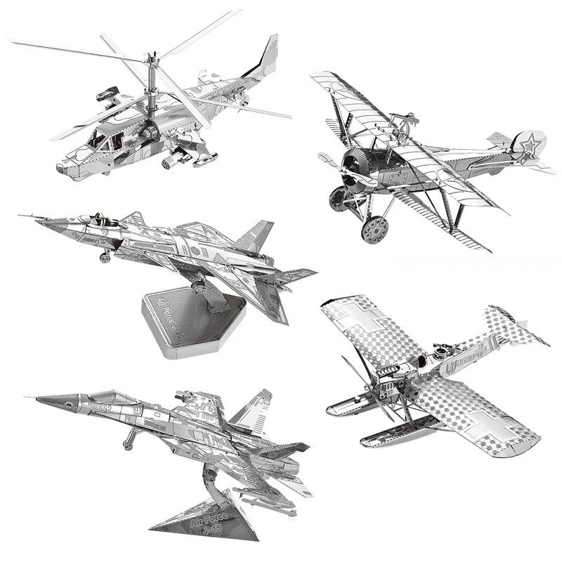 

Aircraft II 3D Metal Puzzle F35 model KITS Assemble Jigsaw Puzzle Gift Toys For Children