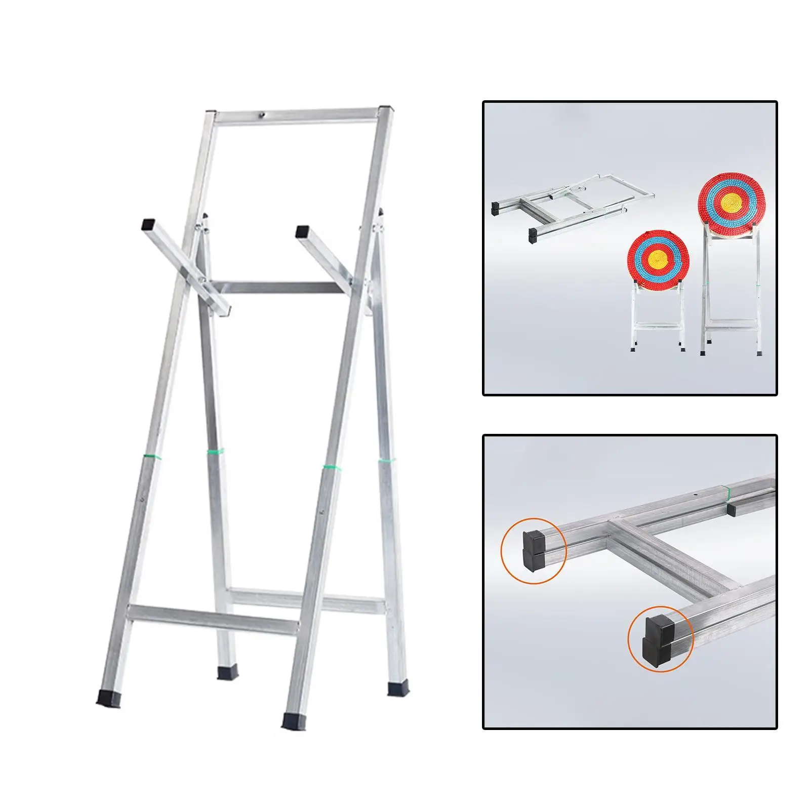 Folding Practice Target Stand Target Holder for Backyard Premium Height