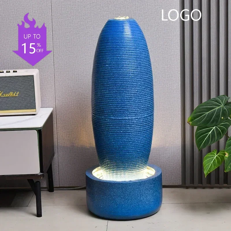 

Q181 ltflowing water ornament circulating water fountain lucky landscape living room lucky floor decoration gift