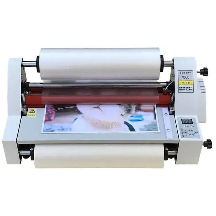 Dual-purpose large A3 automatic V350 hot and cold laminating machine