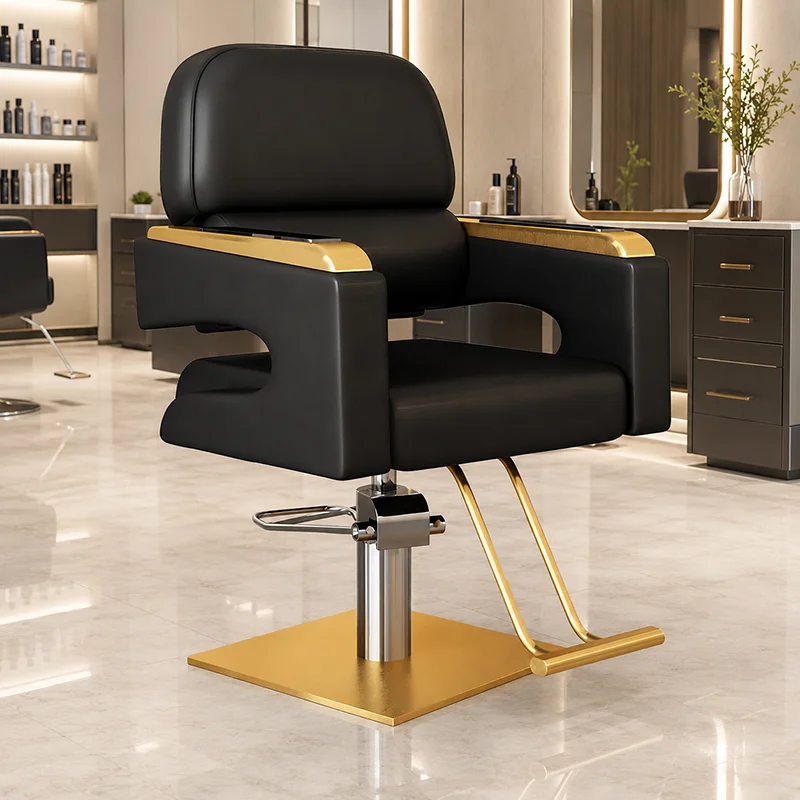 Professional Simple Barber Chairs Quality Trendy Comfortable Ergonomic Salon Chair Styling Simple Sillon Barbero Salon Furniture