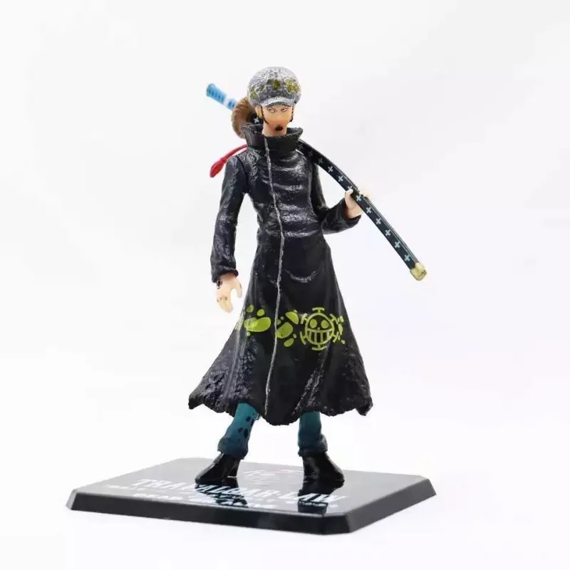 Anime Peripheral ONE PIECE Oka Shichibukai Trafalgar D Water Law Standing Posture PVC Action Figure Collectible Model Toy