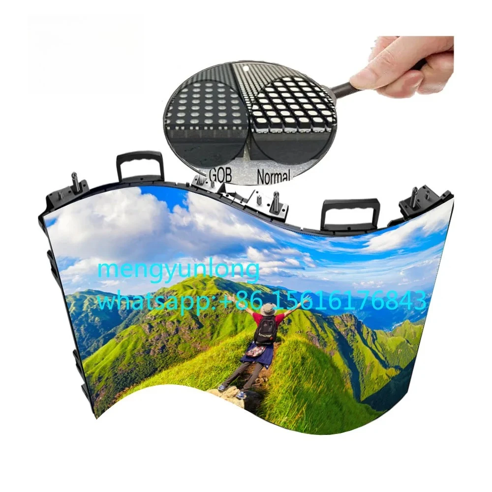 

Hot selling:New Arrival P1.95 Waterproof LED Screen Outdoor Flexible LED Video Wall Display Board for Elevator Use Rental LED Bo