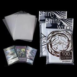 200pcs 65*90mm/61*88mm Card Sleeve Cards Protector Magic Killers of Three Kingdom Football Star Card Transparent Board Games GYH
