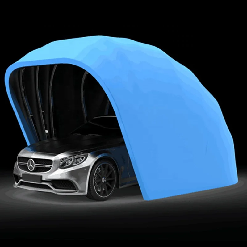 

Car Sunshade Folded Portable Carport Protection Windproof Umbrella Sunproof Car Tent Canopy
