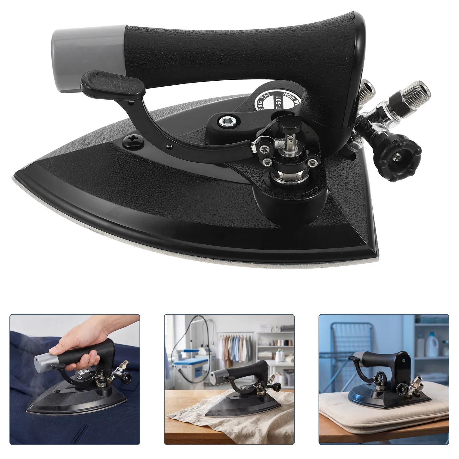 Commercial Steam Press Iron Heavy Duty Industrial Steamer for Dry Cleaners Textile Factories Clothes Ironing Machine Steam Iron