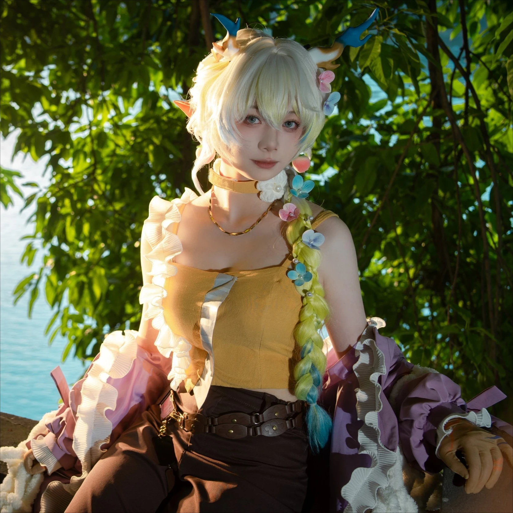 

Shu Cosplay Costume Arknights Anime Women Fashion Uniforms Shu Role Play Clothing Carnival Comic-con Party Suit Full Set 2025