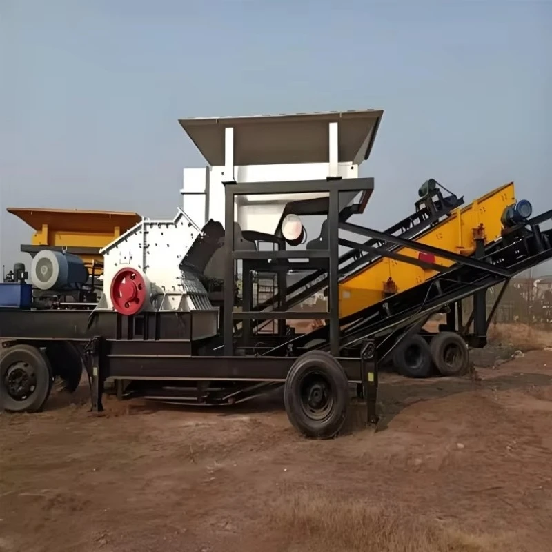 Customized All-in-One Mobile Crushing Equipment Hammer/Jaw/Impact Crusher Integration - Perfect For Copper Ore And Mineral Proce