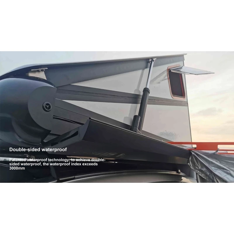 Sturdy Carbon Fiber Hard Rooftop Tent Waterproof 4x4 Off‑Road Car Camping Tent