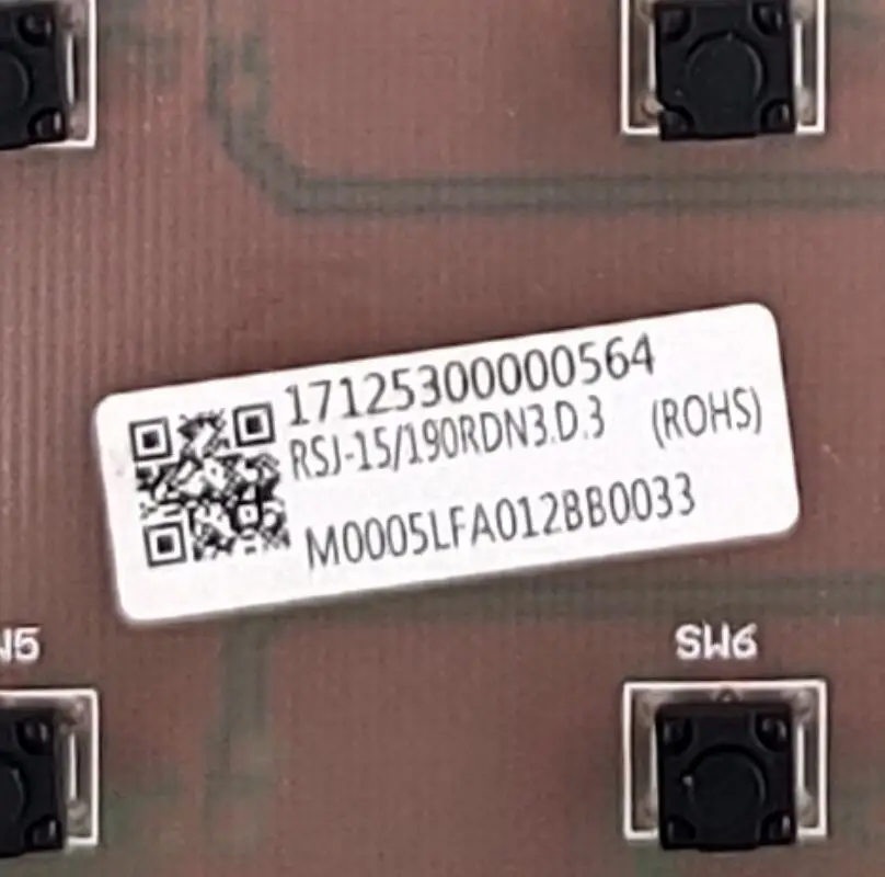 جديد للوحة عرض تكييف الهواء ميديا لوحة استقبال التحكم عن بعد RSJ-15/190RDN3.D.3.1-1 17125300000303   الجزء