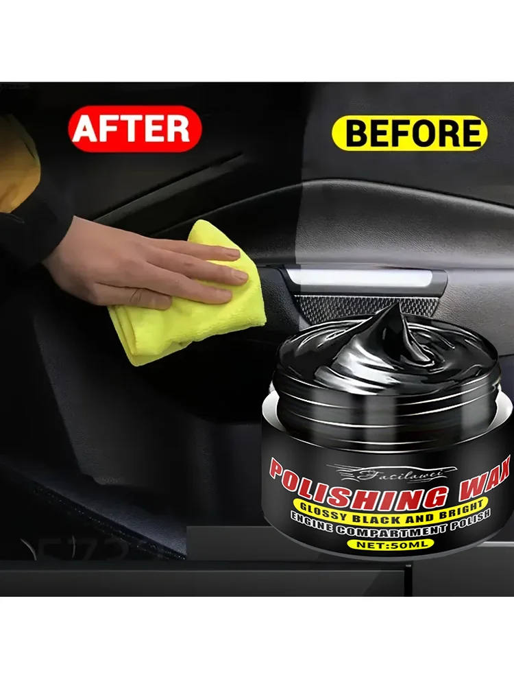 Restaurateur de plastique de voiture retour au noir brillant, produits de nettoyage de voiture, restauration du cuir et du plastique, rénovateur de revêtement de polissage et de réparation automobile