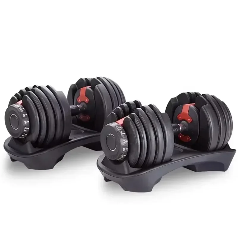 Custom Logo Gym Home Weightlifting Ergonomic 3 Seconds Set Weight 16 24 40 Kg Adjustable Dumbbell For Sale